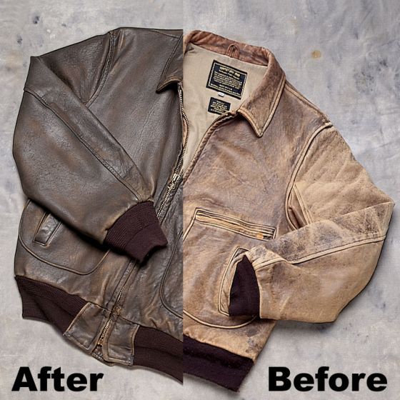 How clean and wash leather varsity jacket