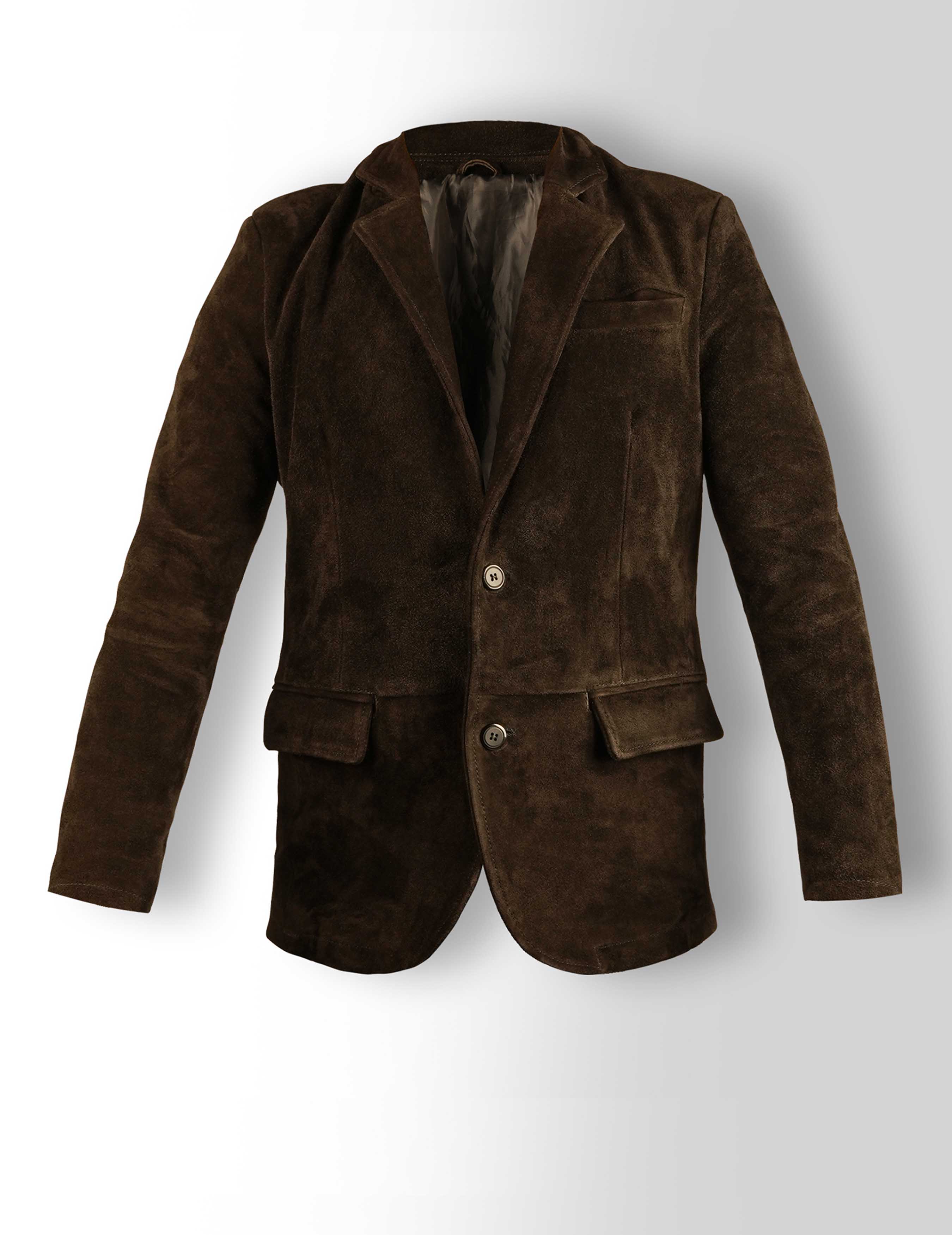 men's leather coat