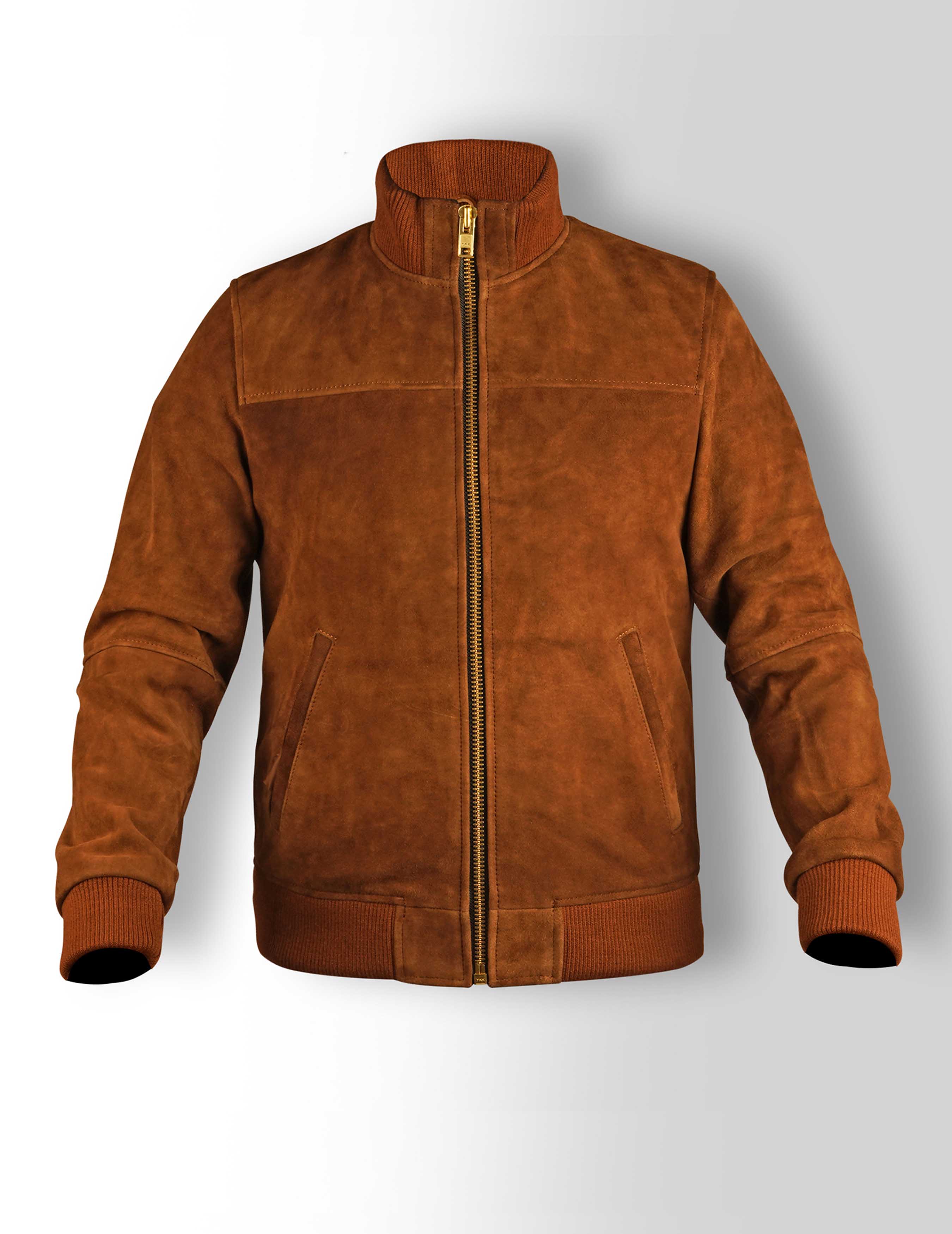 Men's High Neck Bomber Jacket