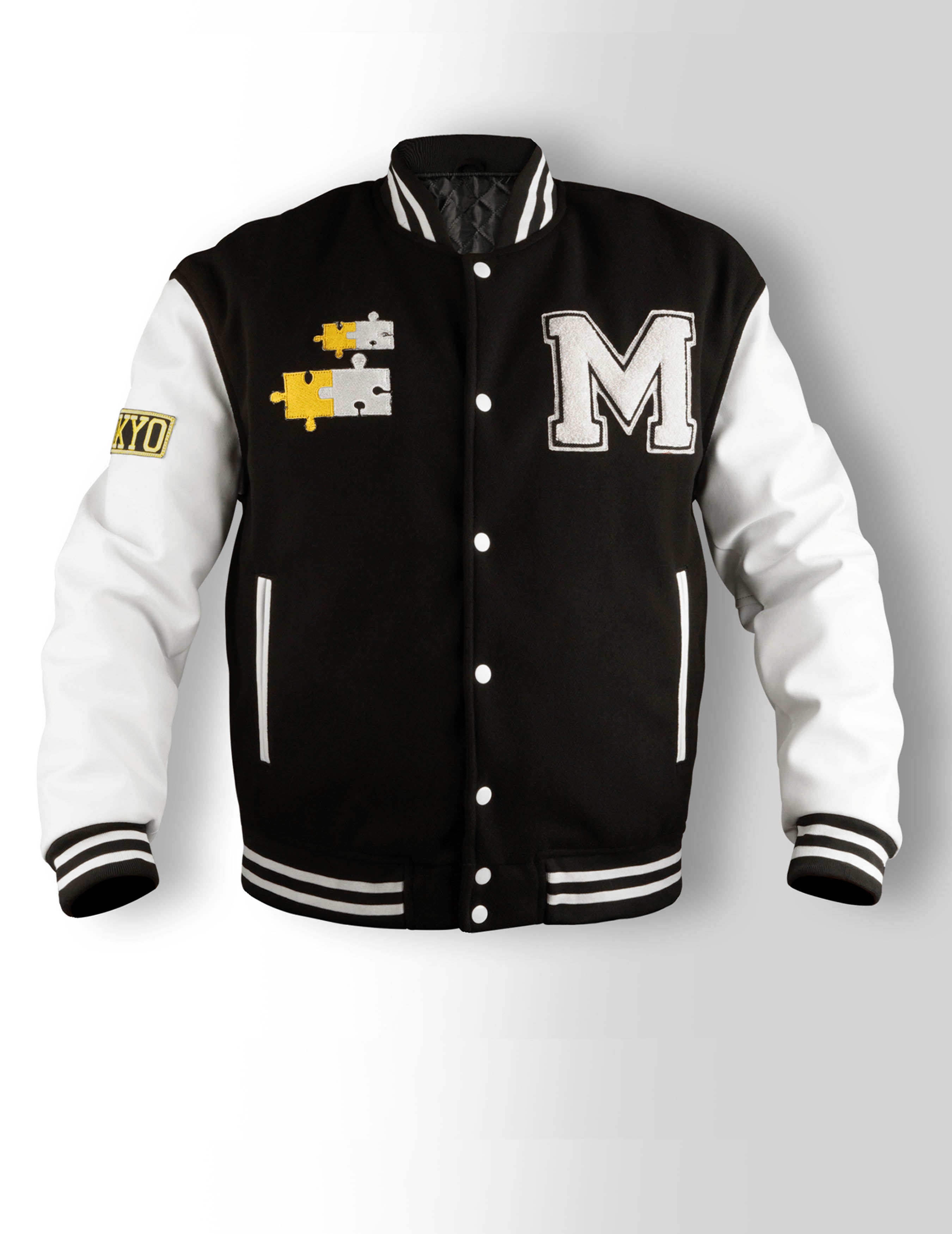 Men's Drop Shoulder Varsity Jacket