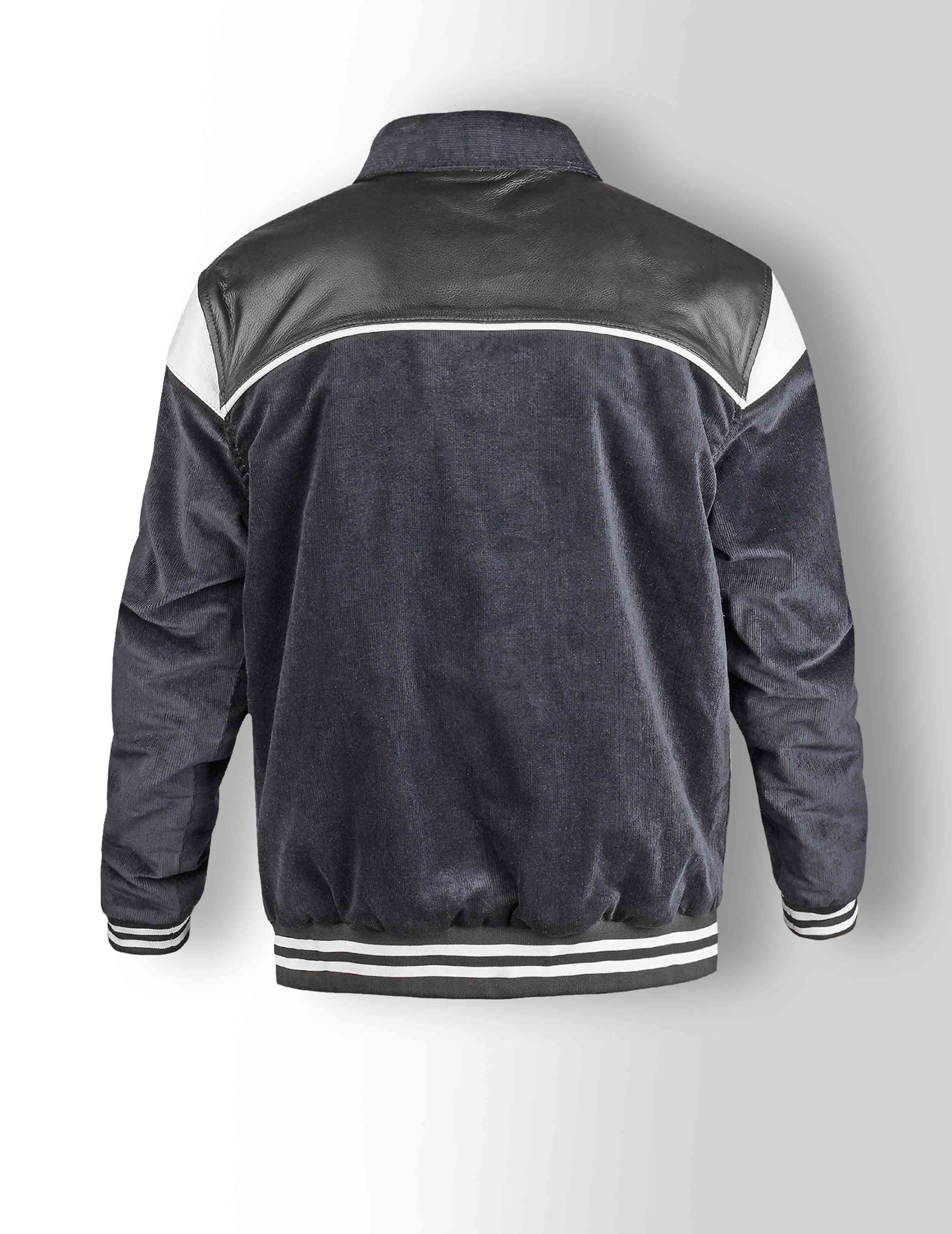 Men's Lapel Collar Varsity Jacket