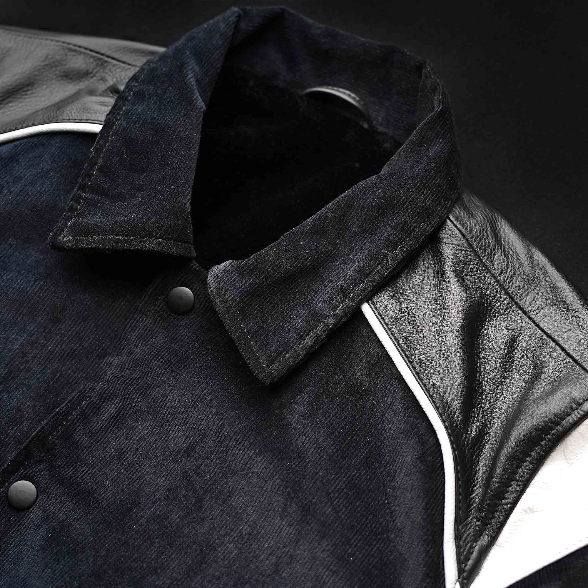 Men's Lapel Collar Varsity Jacket