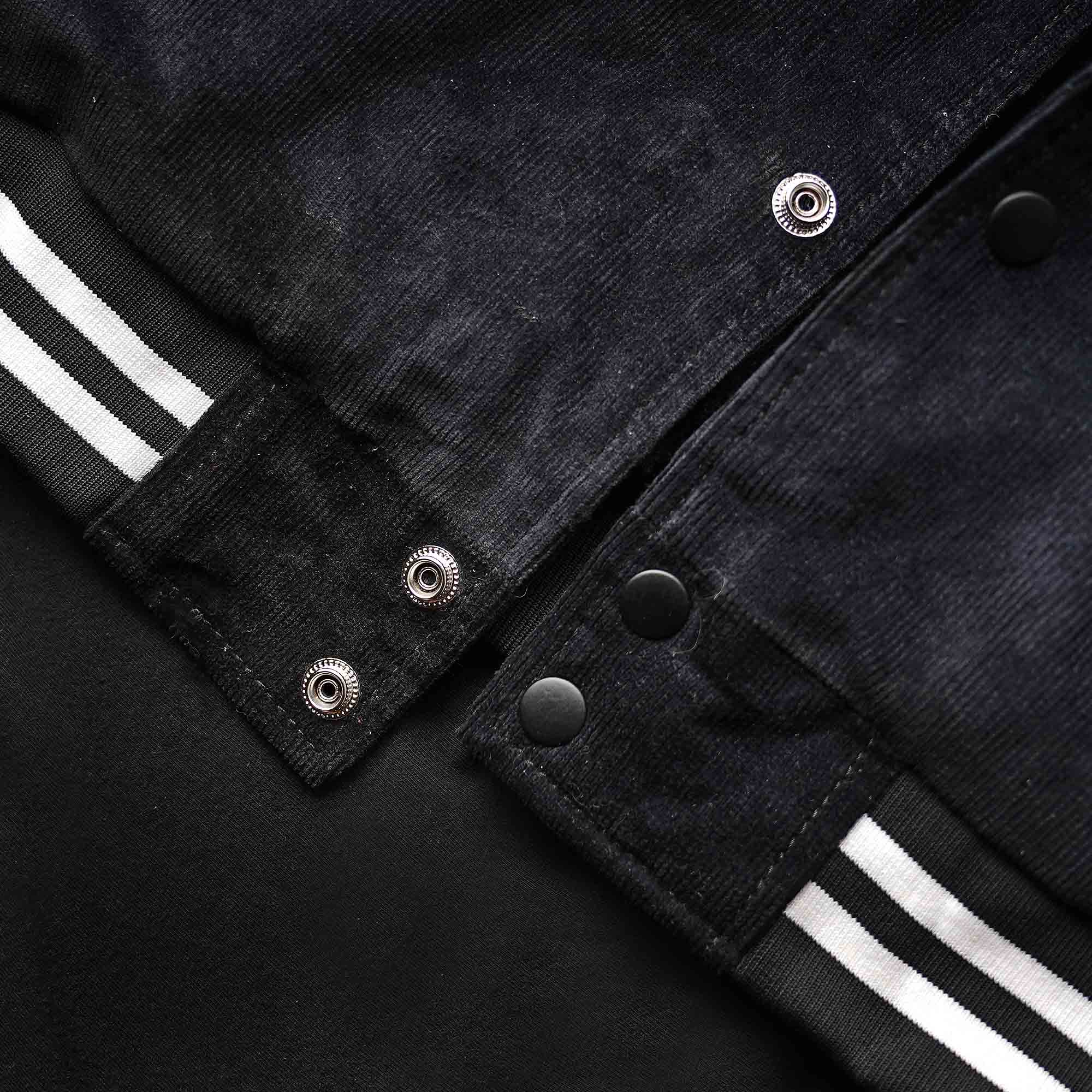 Men's Lapel Collar Varsity Jacket