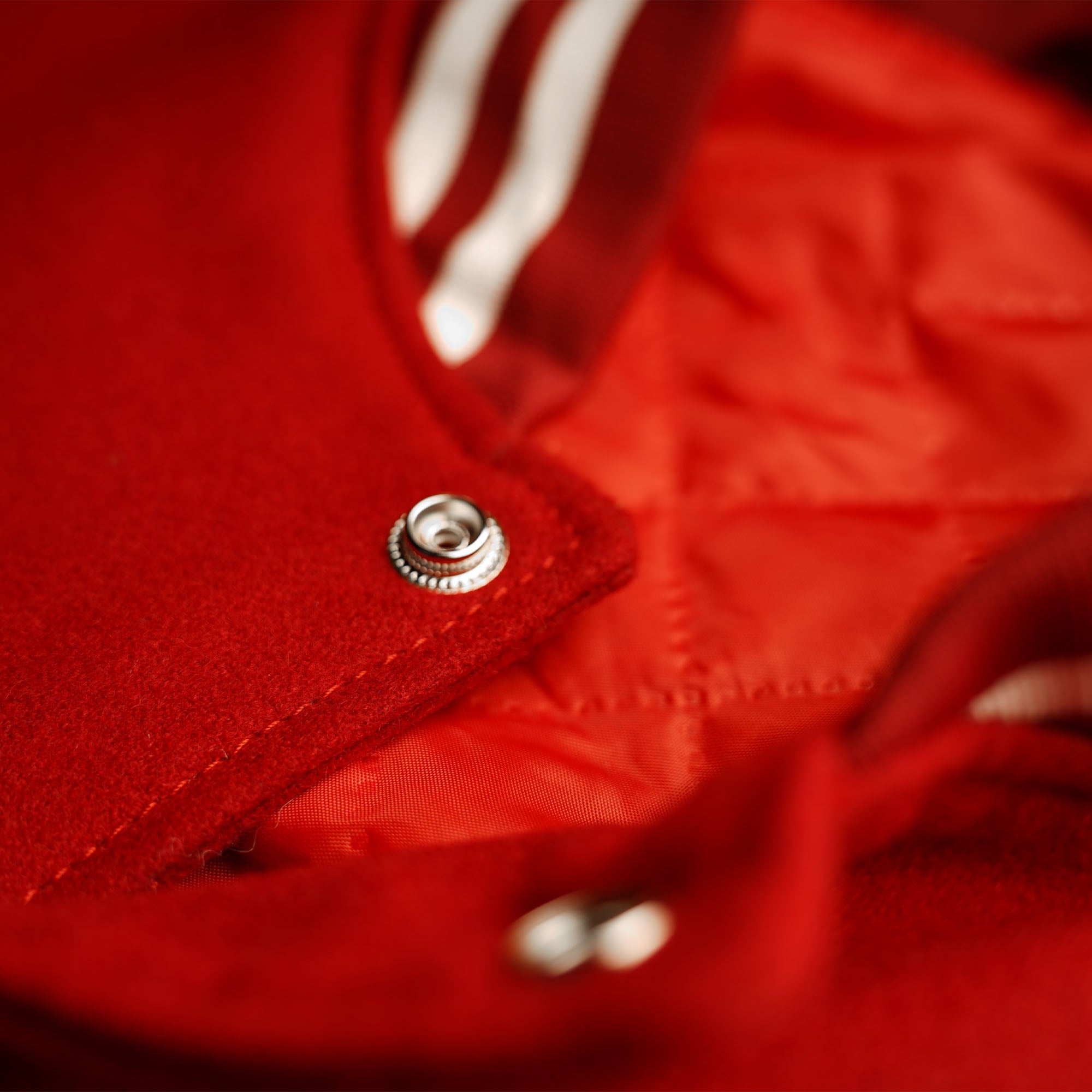 Men's Red Varsity Leather Jacket