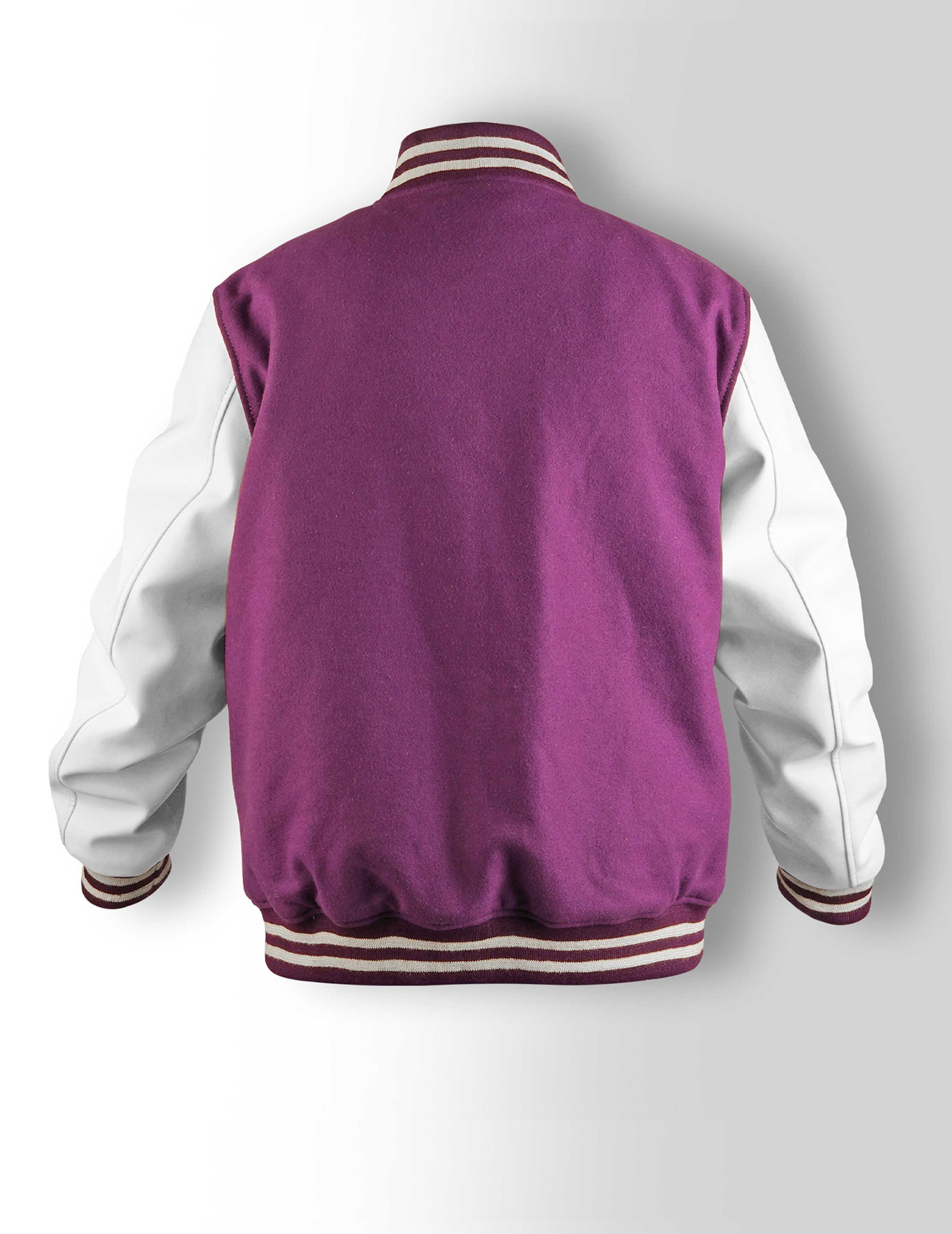 Men Varsity leather jackets back