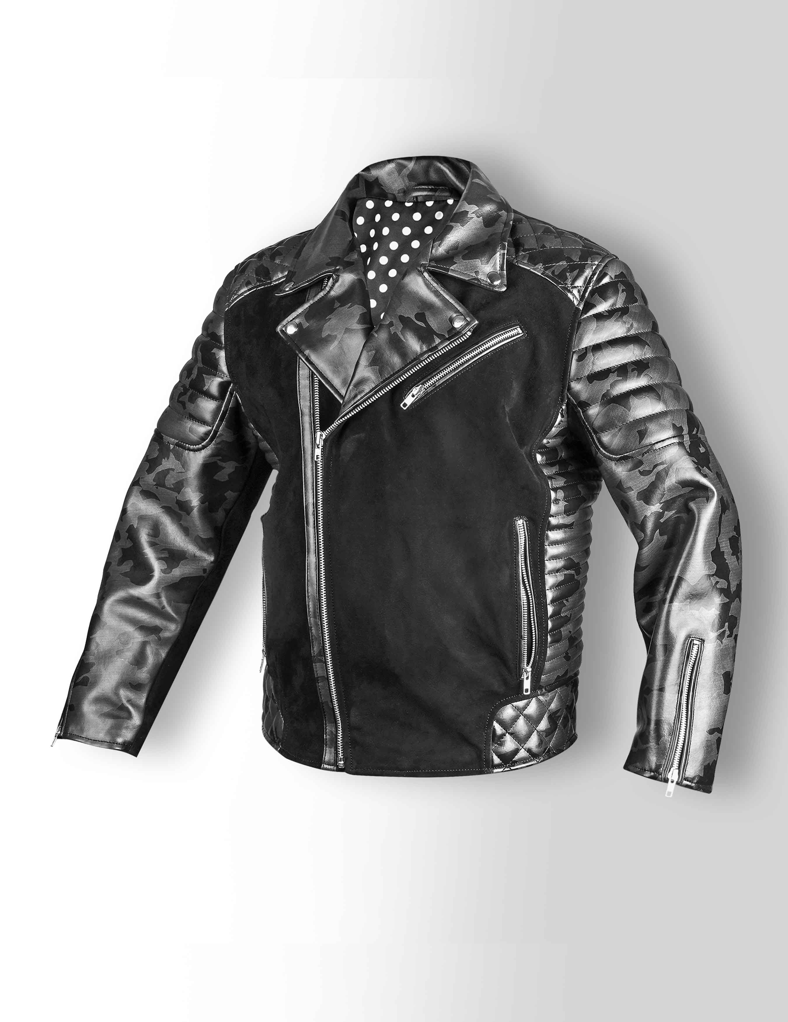 Men's leather Biker jacket